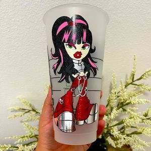 Inspired in Doll Jade Starbuck Cold Cups, personalized with your name, Starbucks